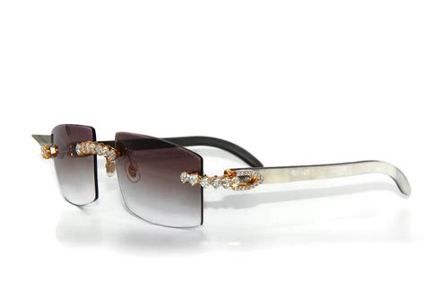 cartier buffalo horn with diamonds|cartier buffalo horn glasses price.